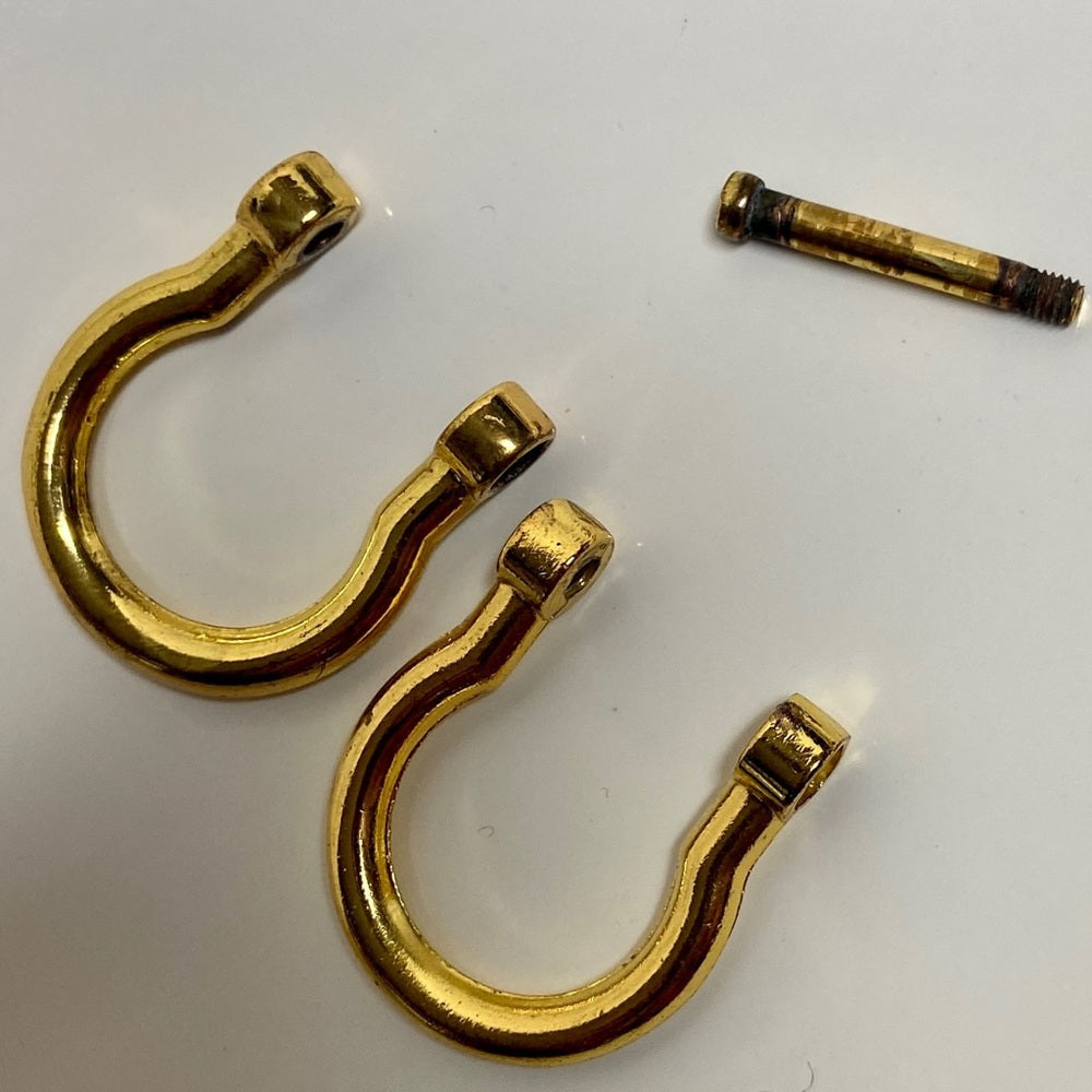 Vintage , Authentic Celine 3pc Buckle and Strap Hook Hardware