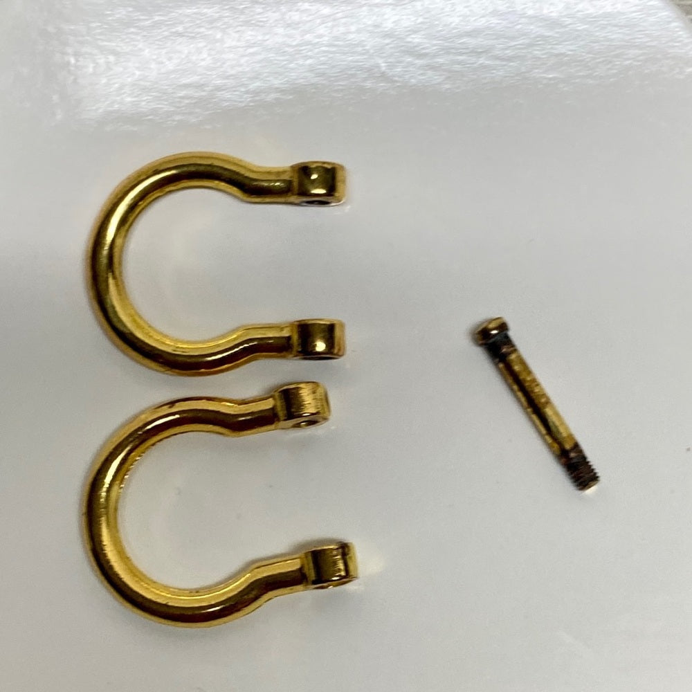 Vintage , Authentic Celine 3pc Buckle and Strap Hook Hardware