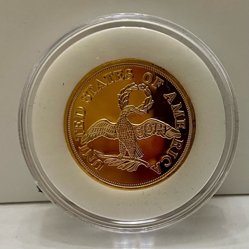 National Collectors Mint -1795 Tribute Proof Gold Plated Coin (R0823)