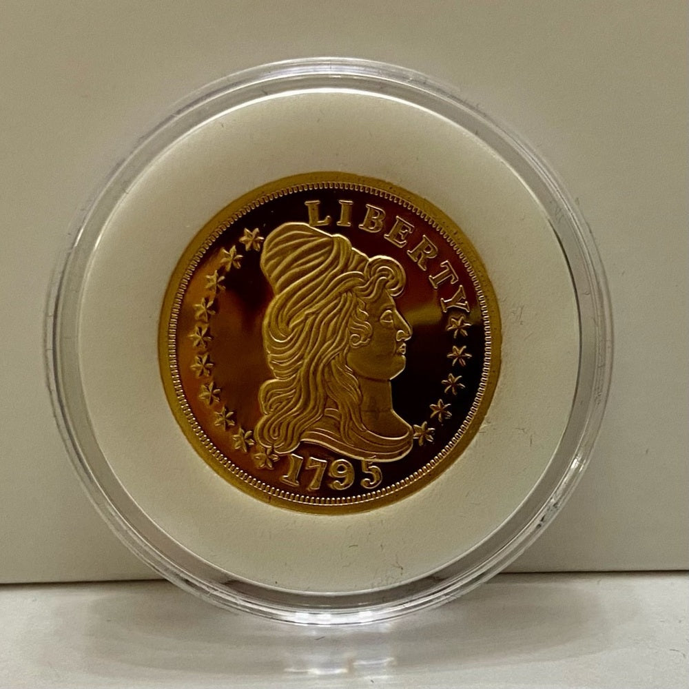 National Collectors Mint -1795 Tribute Proof Gold Plated Coin (R0823)