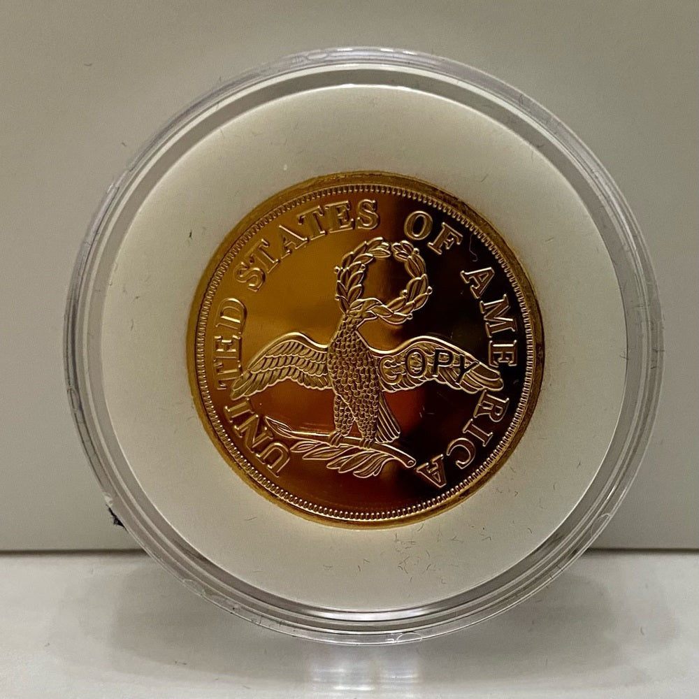 National Collectors Mint -1795 Tribute Proof Gold Plated Coin (R0823)