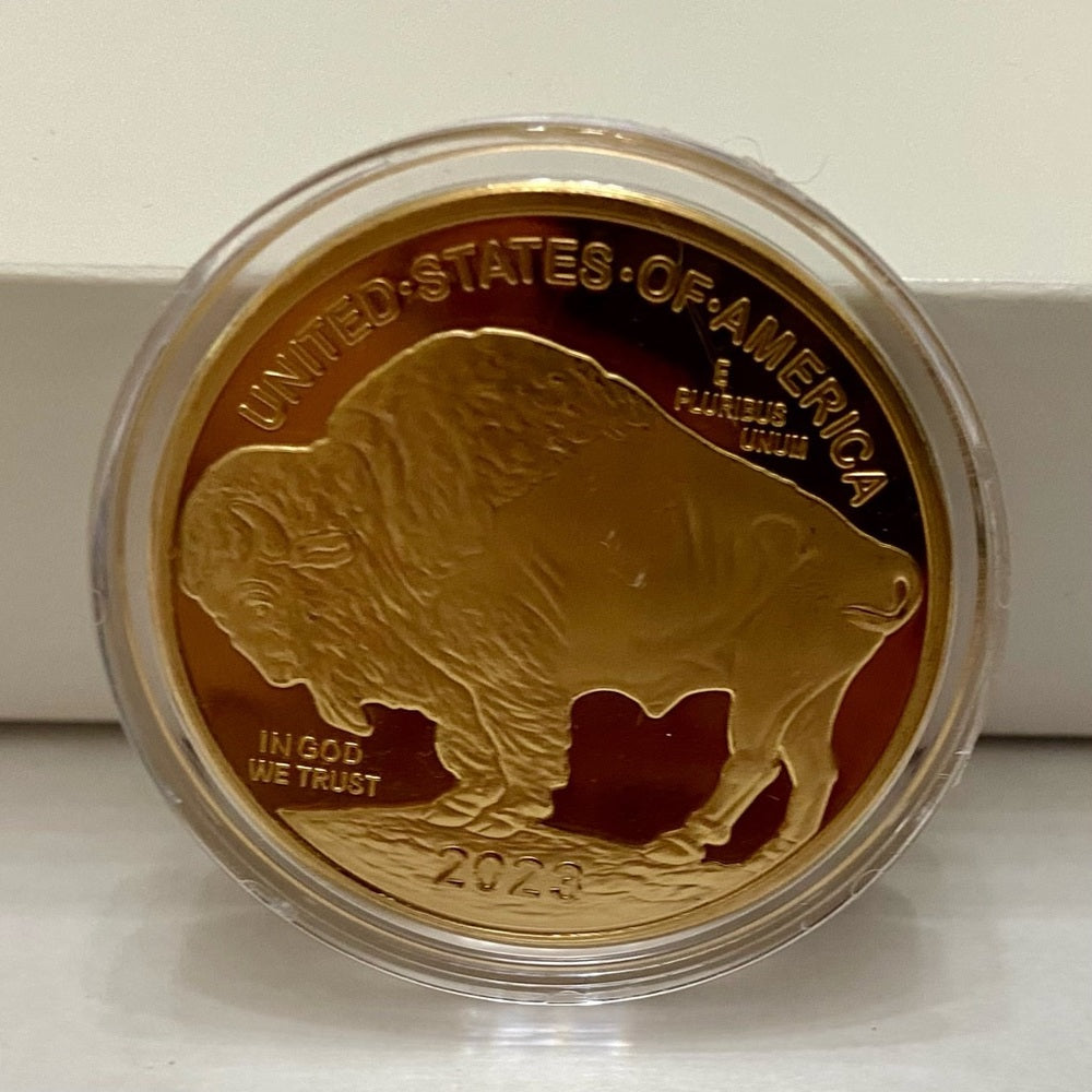 National Collectors Mint- 2023, $50.00 Tribute Proof Gold Plated Coin