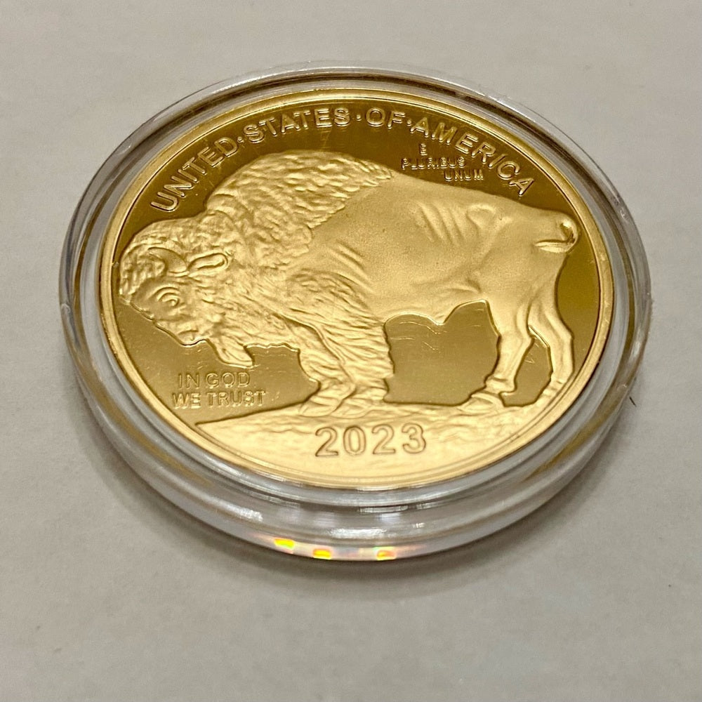 National Collectors Mint- 2023, $50.00 Tribute Proof Gold Plated Coin
