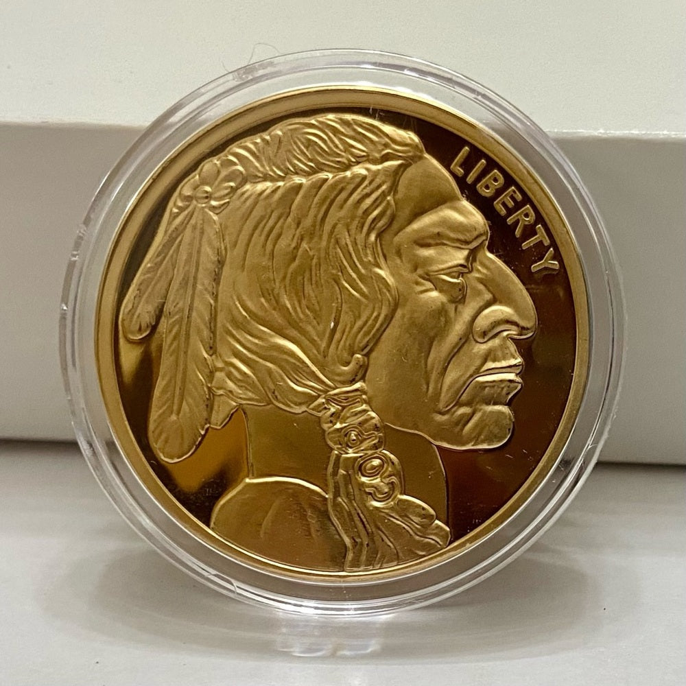 National Collectors Mint- 2023, $50.00 Tribute Proof Gold Plated Coin
