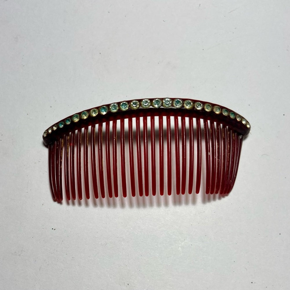 Vintage, Lot of 6 Brown, Celluloid, Tortoiseshell Backcombs or Haircombs