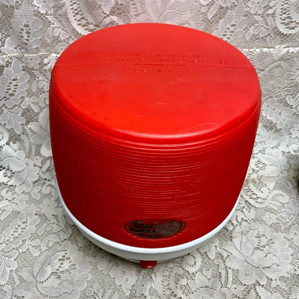 Vintage, Alpine Hot and Cold Jug- Dispenser. 10inH x 9inD (E0823) This is a vin