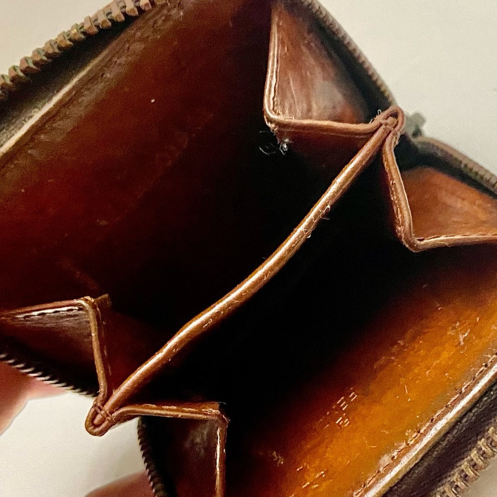 Rare, Fendi Brown Zucca Mono Coin Purse-Key Case