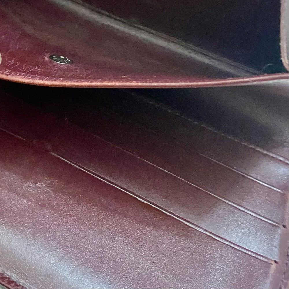 Authentic, Louis Vuitton Brown Vernis Mono long Wallet