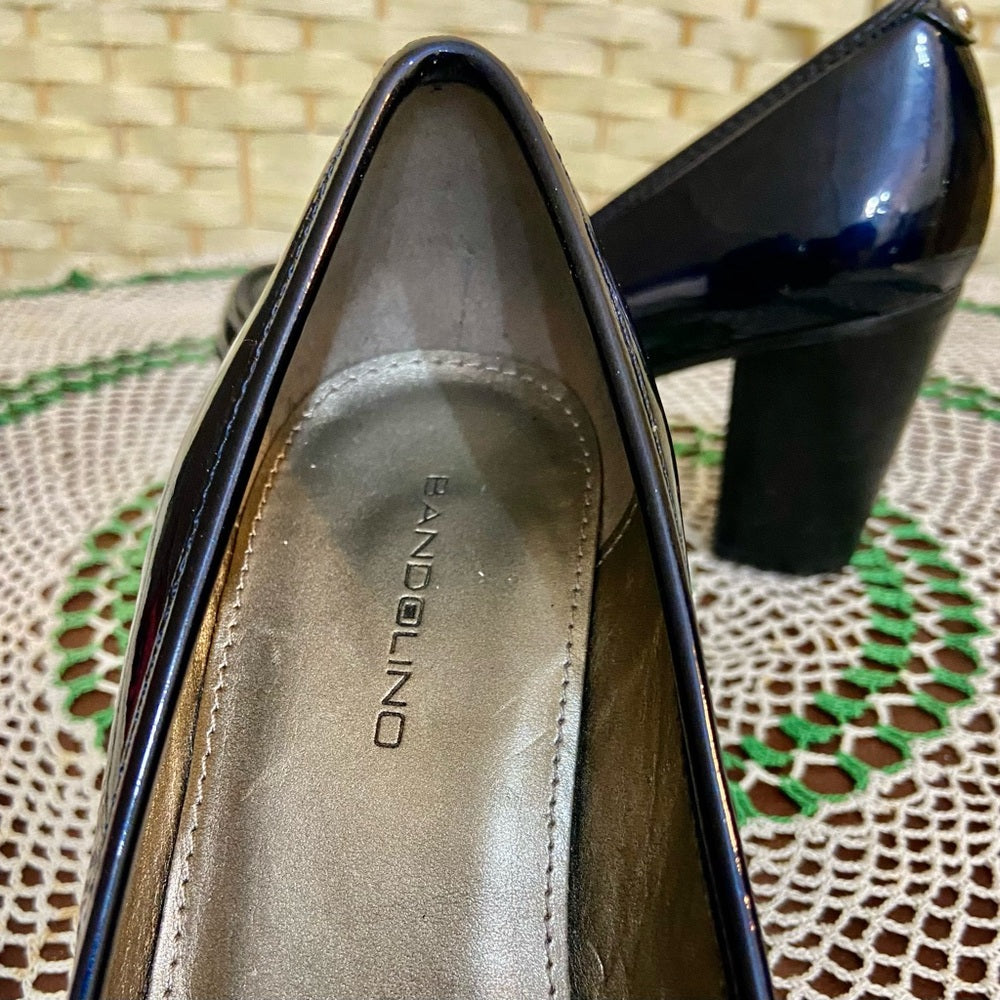 Bandolino Blue Buckle Heel Shoes- Size 7.5