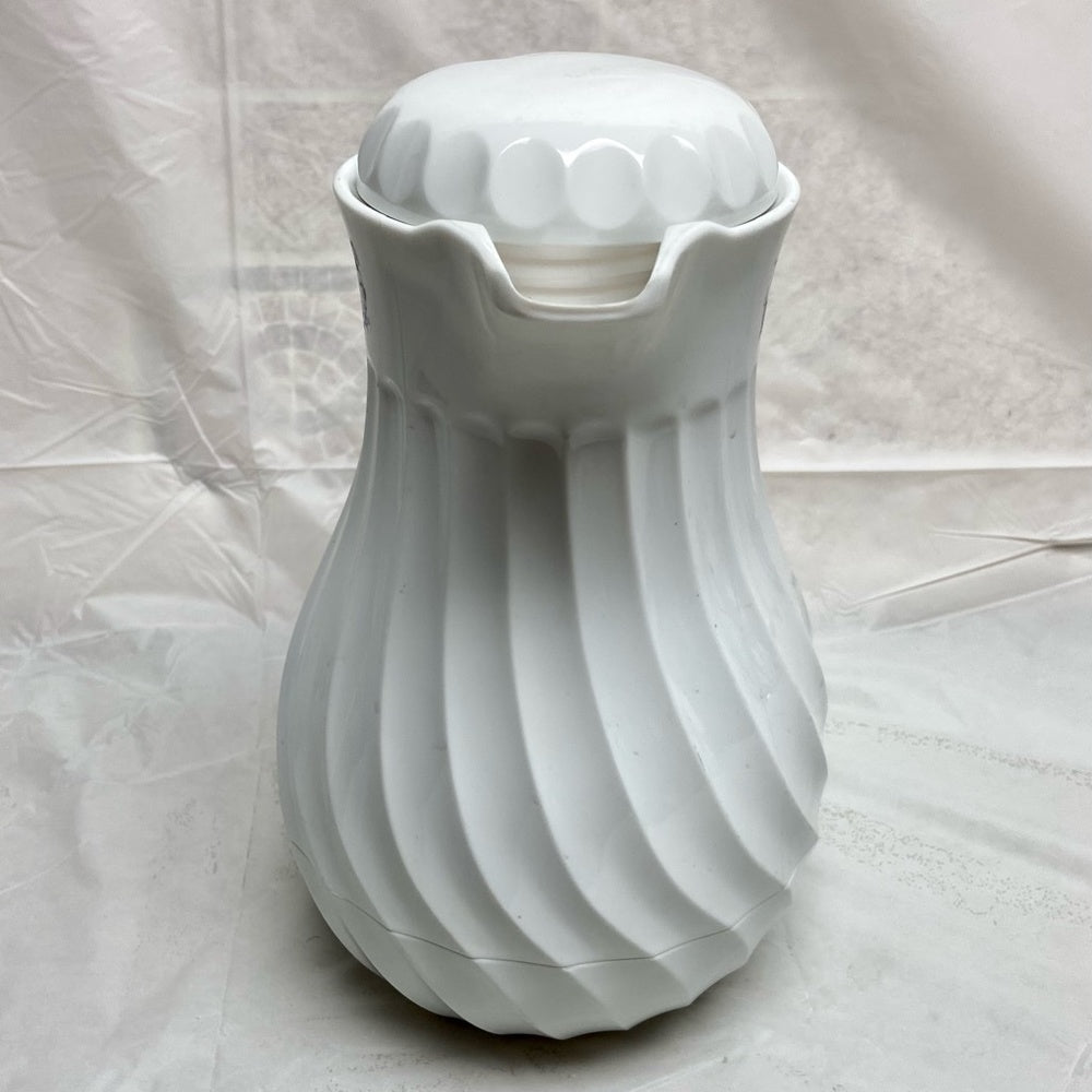 Vintage,Hormel, Connoiserve Swirled Hot-Cold Jug- Teapot 10in H x 8.5in W