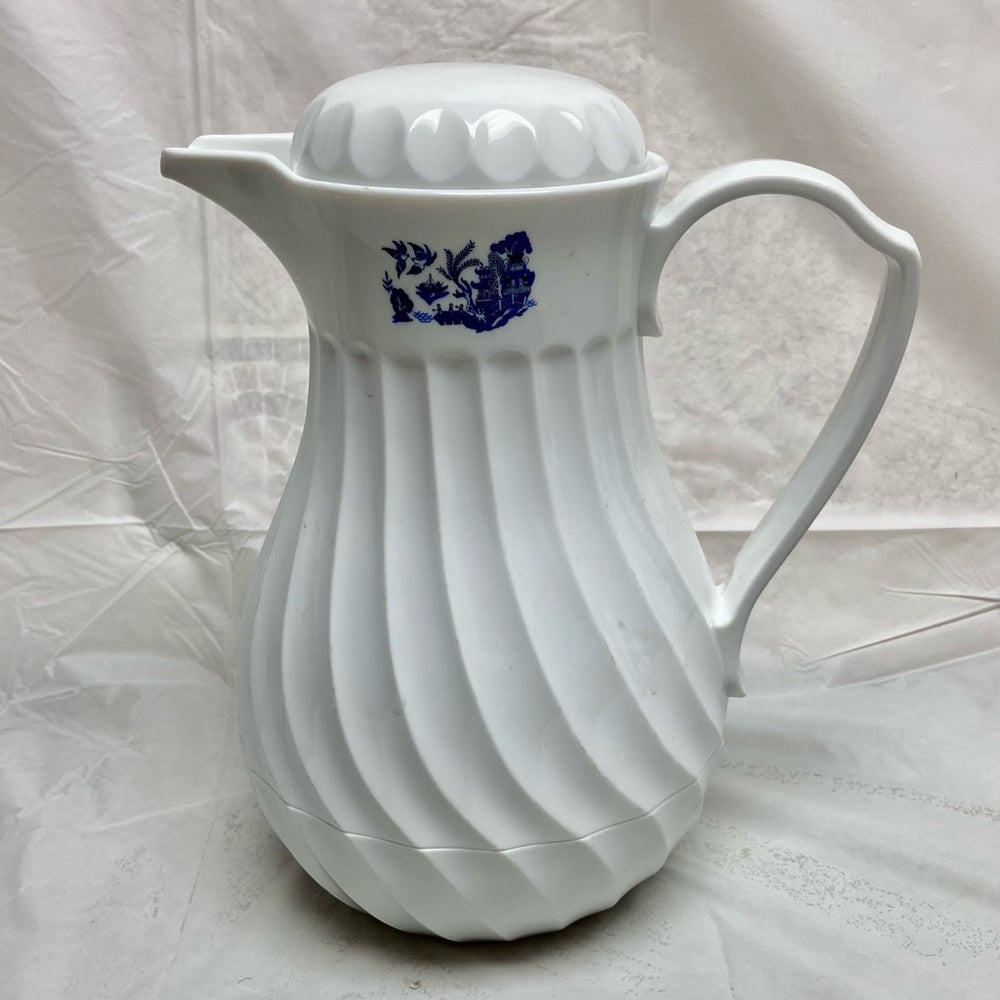 Vintage,Hormel, Connoiserve Swirled Hot-Cold Jug- Teapot 10in H x 8.5in W