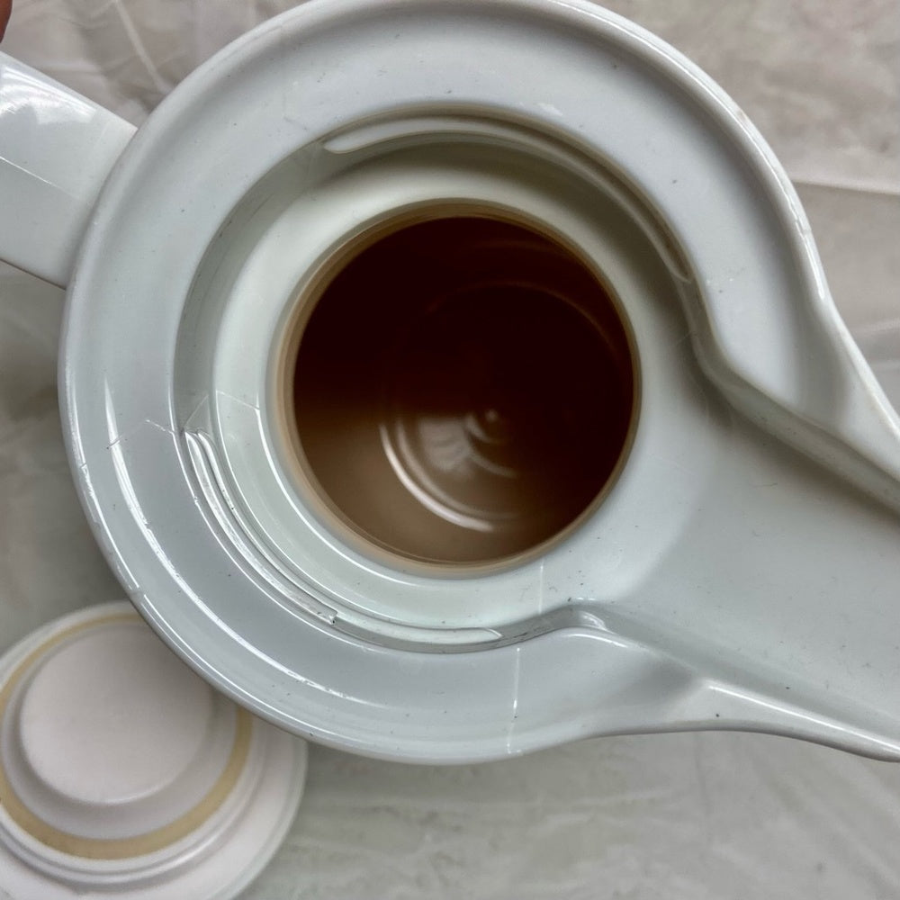 Vintage,Hormel, Connoiserve Swirled Hot-Cold Jug- Teapot 10in H x 8.5in W
