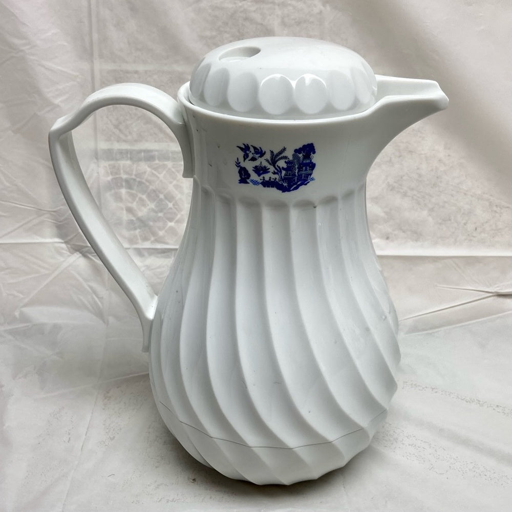 Vintage,Hormel, Connoiserve Swirled Hot-Cold Jug- Teapot 10in H x 8.5in W
