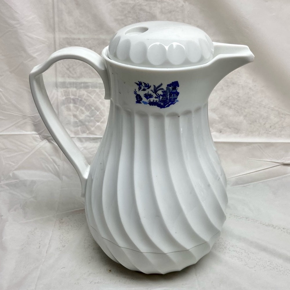 Vintage,Hormel, Connoiserve Swirled Hot-Cold Jug- Teapot 10in H x 8.5in W