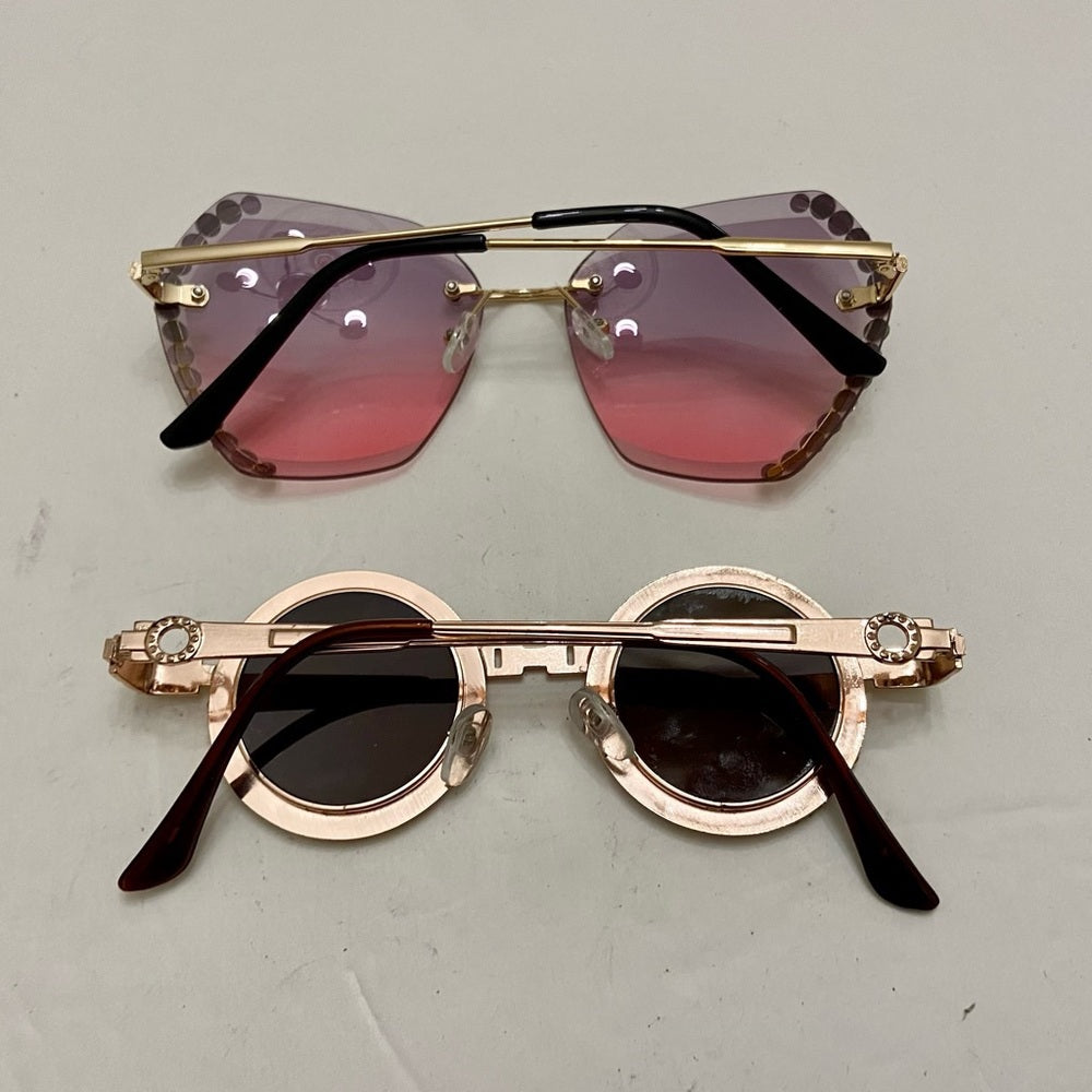 Lot of 2 Vintage Sun Glasses-with Rhinestones (A)