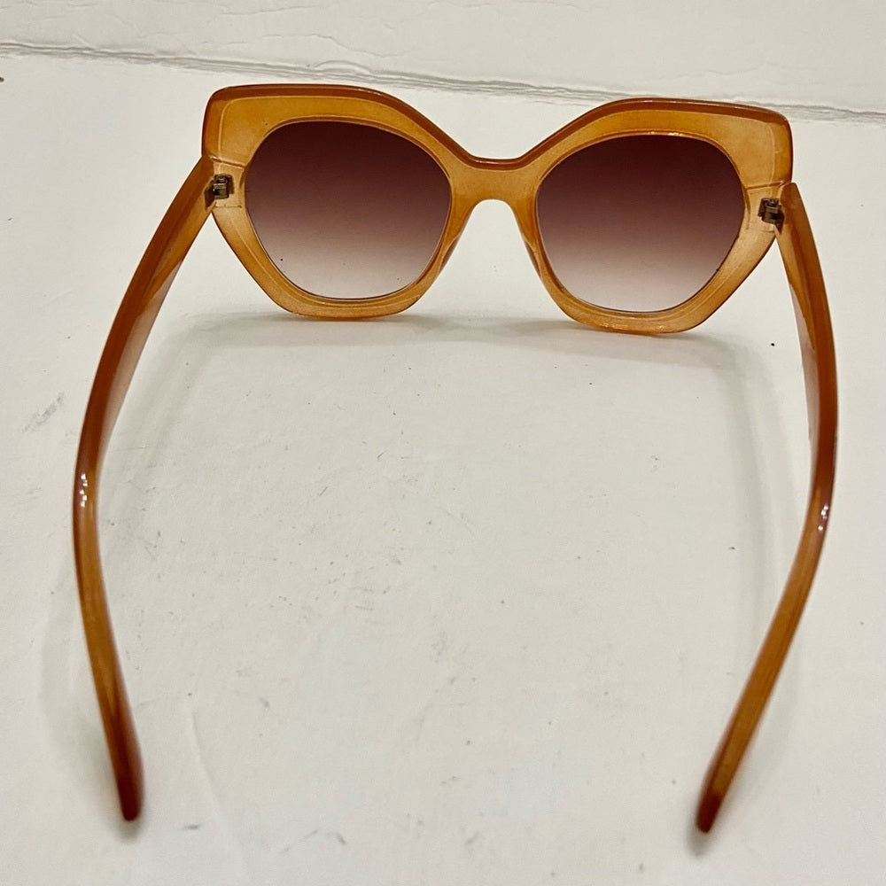 Lot of 2 Vintage Sun Glasses-Brown and Blue Lenses