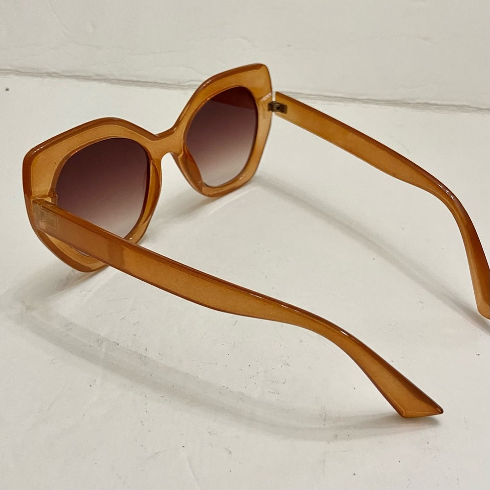 Lot of 2 Vintage Sun Glasses-Brown and Blue Lenses