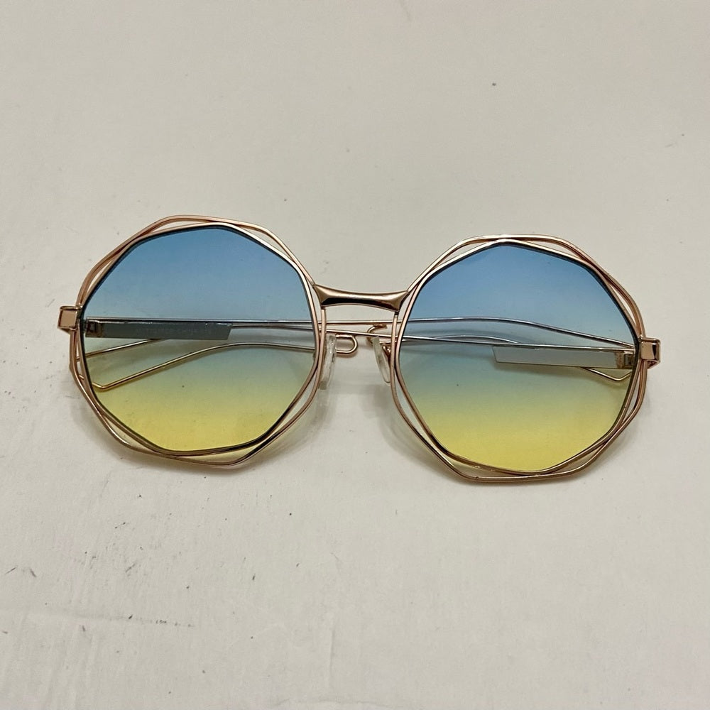 Lot of 2 Vintage Sun Glasses-Brown and Blue Lenses
