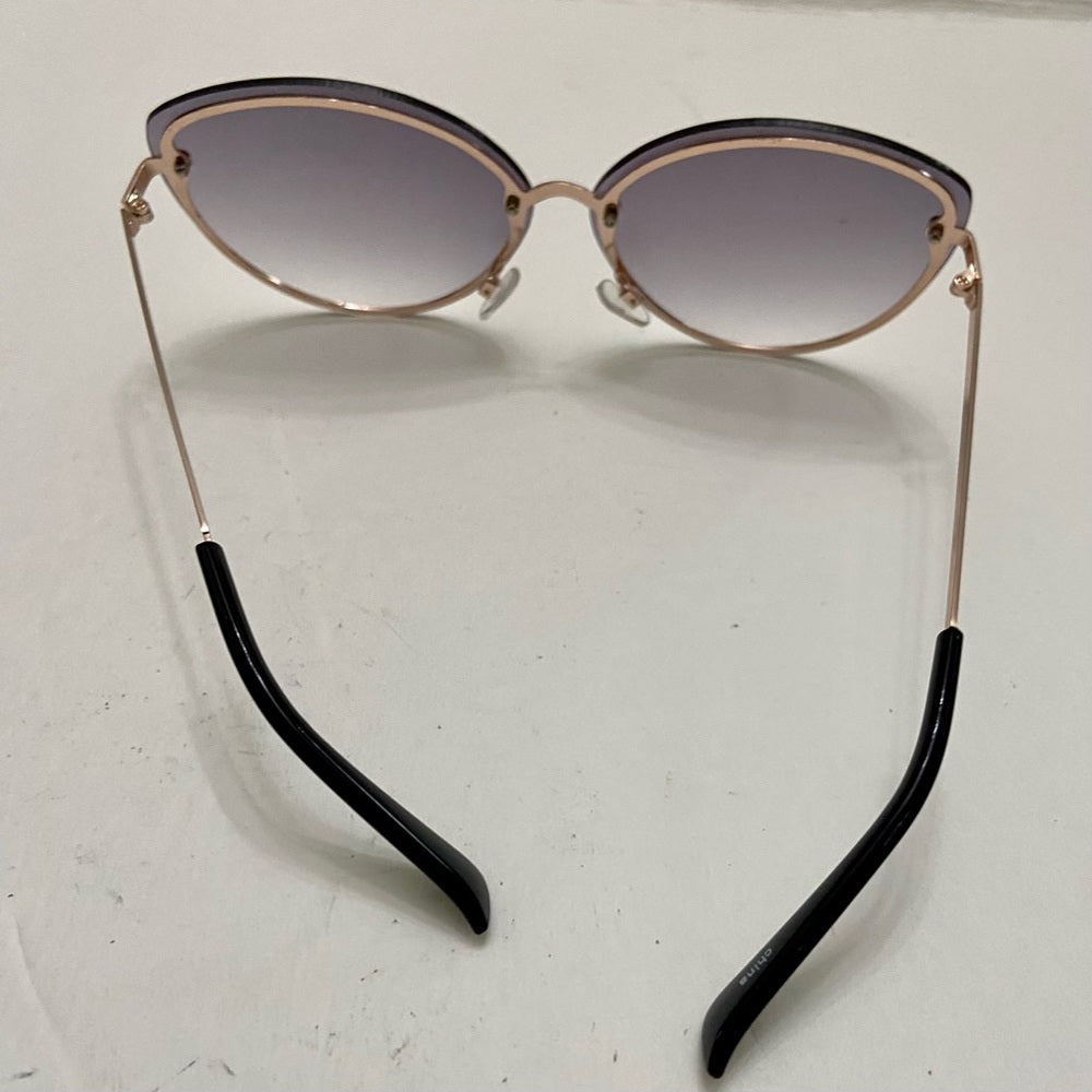 Lot of 2 Vintage Sun Glasses-Smoky Gray and Brownish- Green with Rhinestones