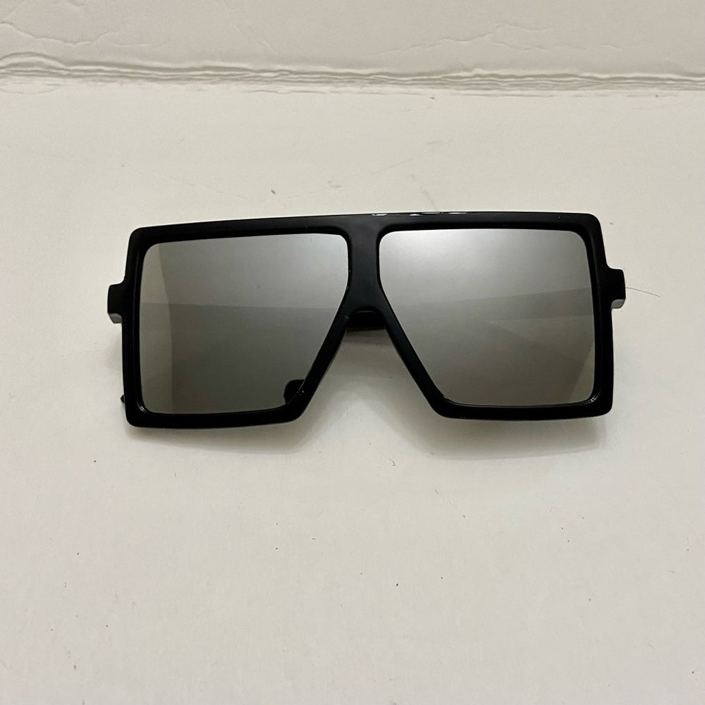 Lot of 2 Vintage Sun Glasses-Iridescent and Black Squarish Sunglasses