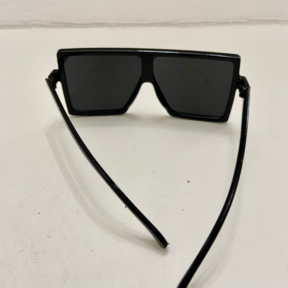 Lot of 2 Vintage Sun Glasses-Iridescent and Black Squarish Sunglasses