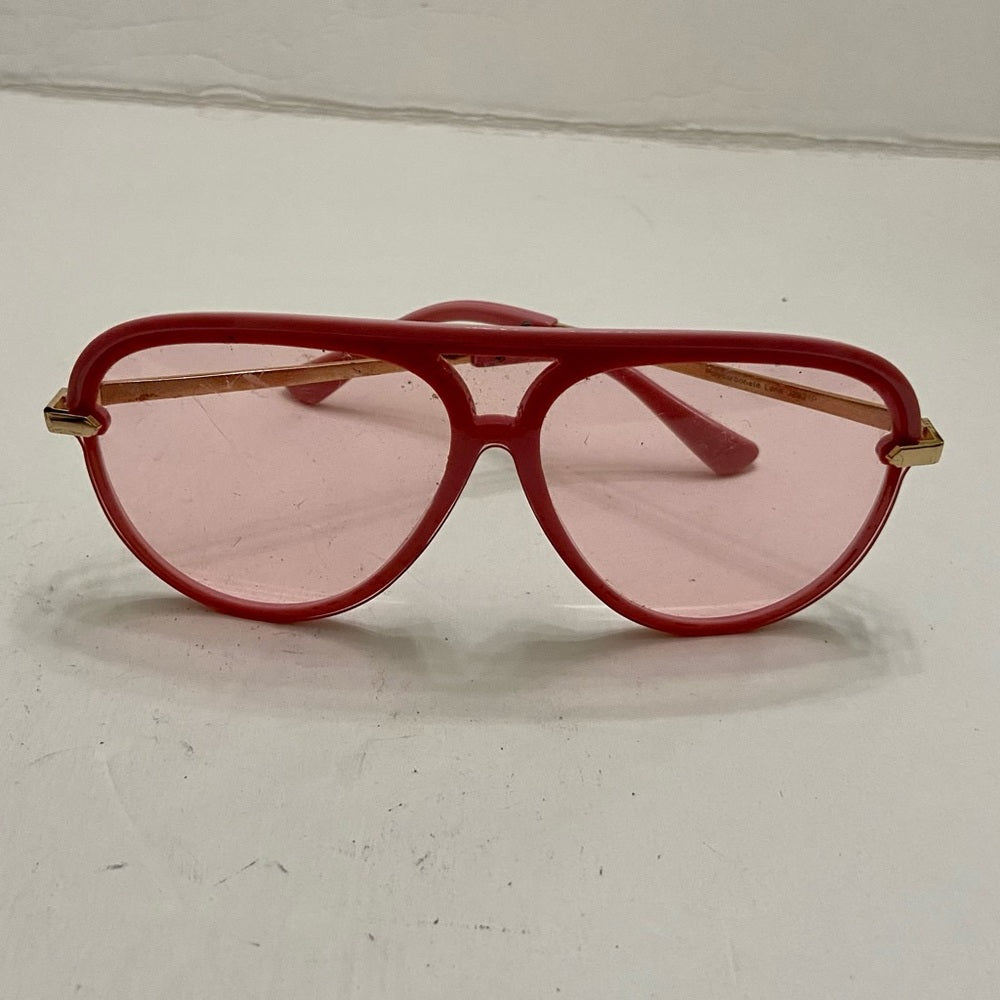 Lot of 2 Vintage Sunglasses- Pink Rectangular and Smoky Gray with Rhinestones