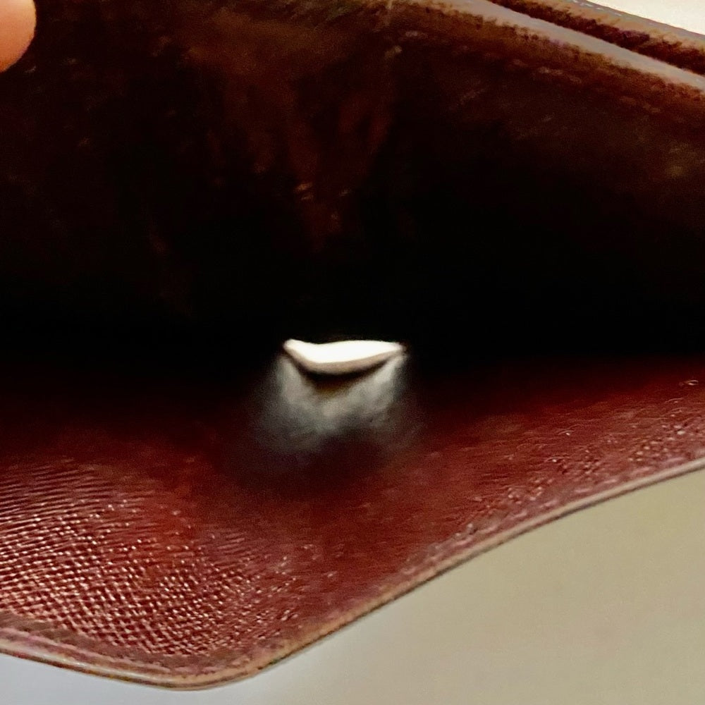 Louis Vuitton Brown Taiga Leather Mens Wallet 4in x 4in