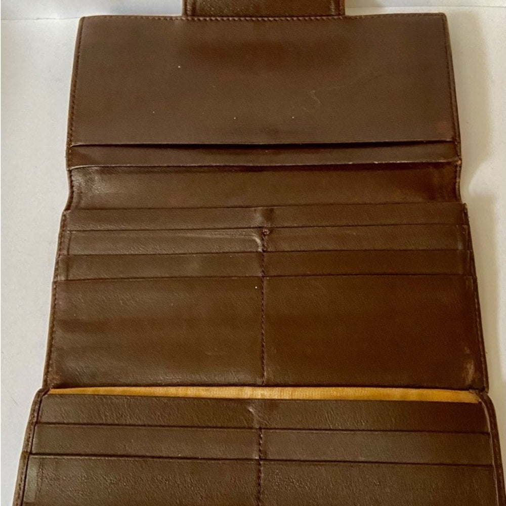 Bulgari Tan Mono Coated Canvas with Brown leather Trim