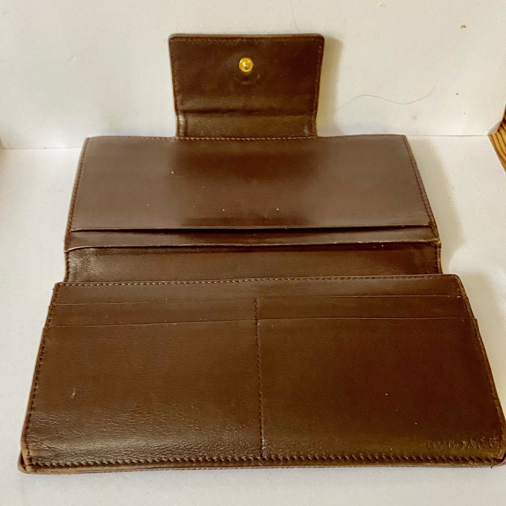 Bulgari Tan Mono Coated Canvas with Brown leather Trim
