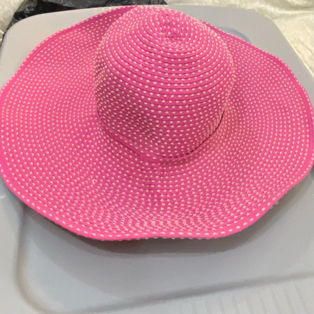 Elegant, San Diego Hat Co.-Fuchsia Pink Wide Rim Hat Size 6-8