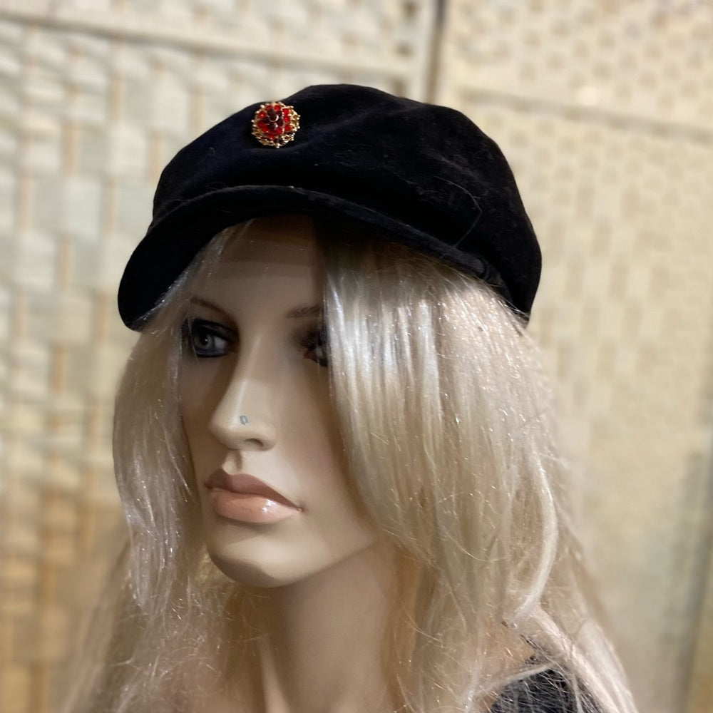 Beautiful, Limited Too Black Velvet Hat- Cap