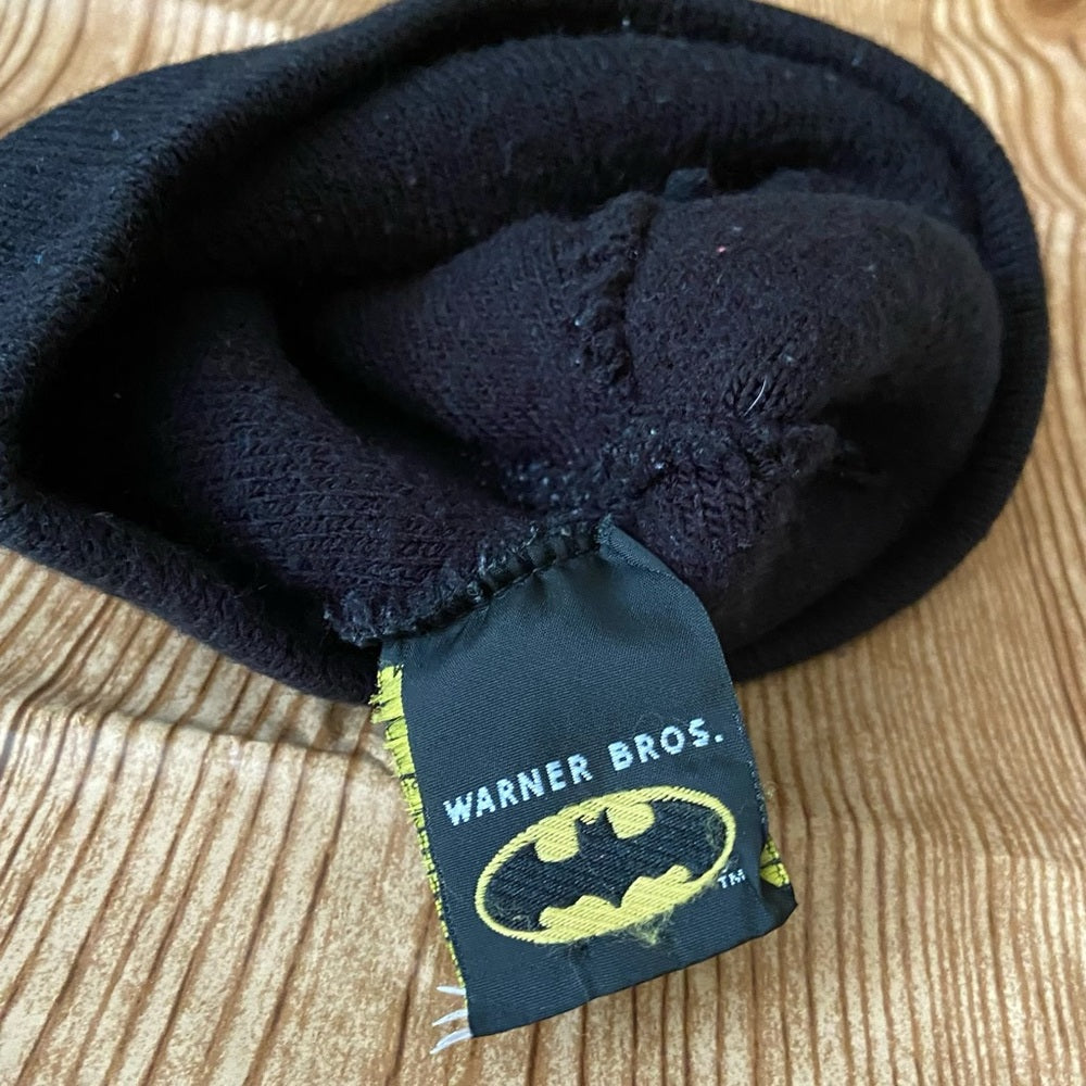 Stunning Warner Bros Batman Black Silver Beanie Hat