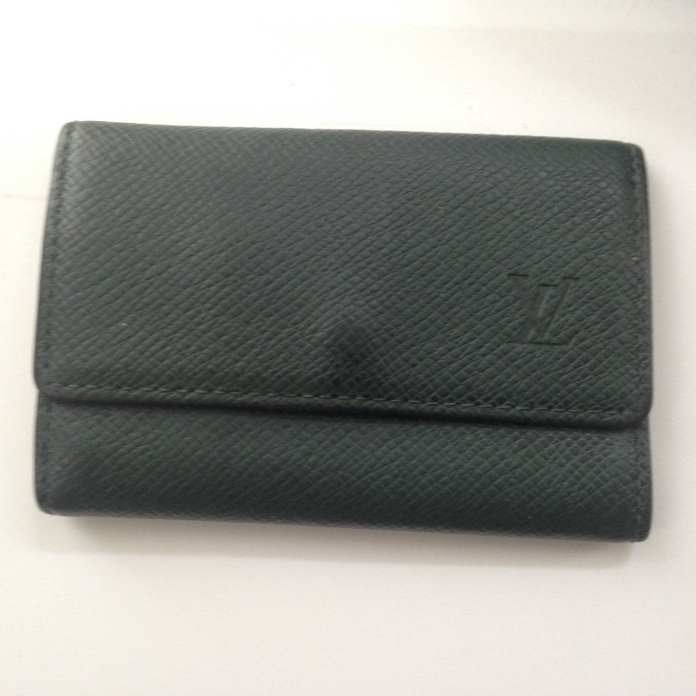 Louis Vuitton Green Taiga Leather 6-Hooks Key Case