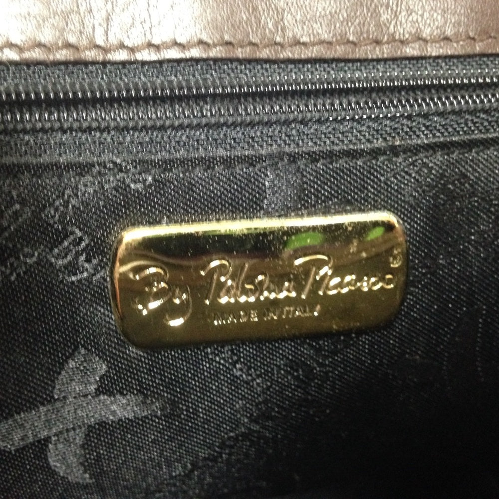 Paloma Picasso- Tiffany’s Designer, Italy Brown Leather Handbag-Shoulder Bag