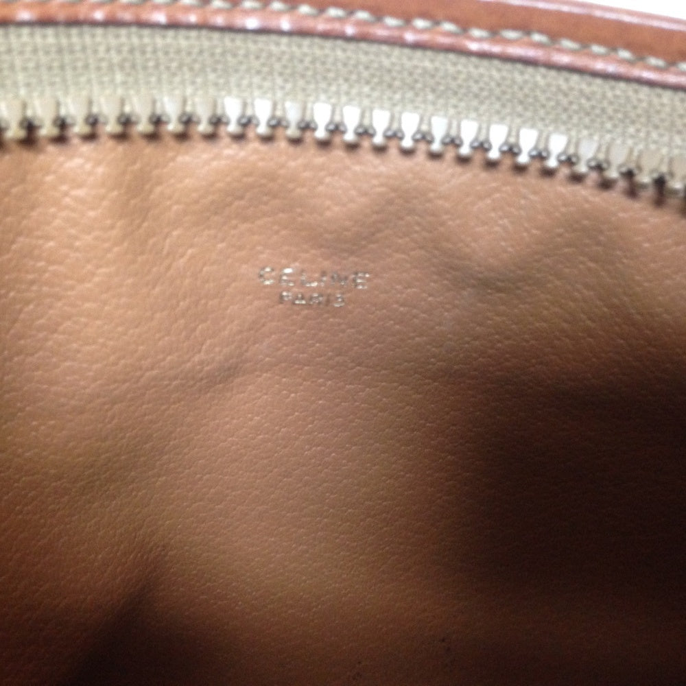 Celine, Cream Macadam 2-way Clutch, Crossbody HBag