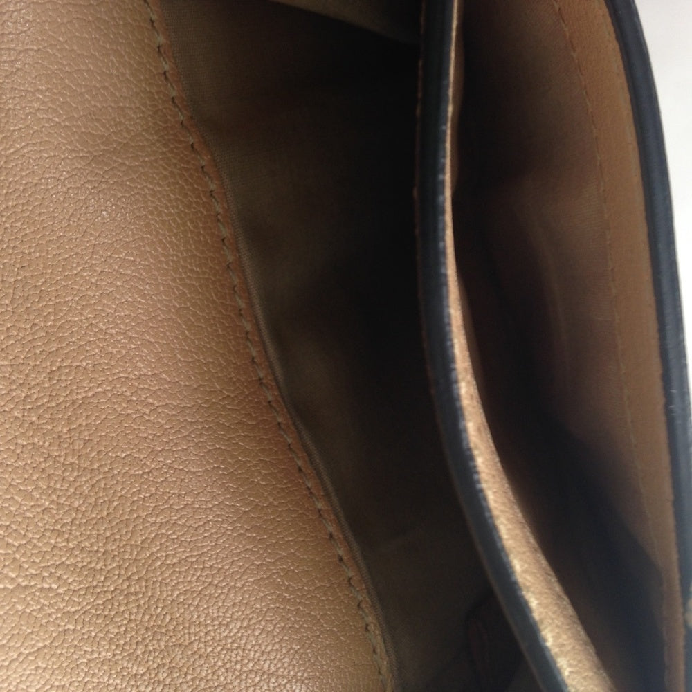 Chloe Beige Leather -Turn Lock Compact Wallet