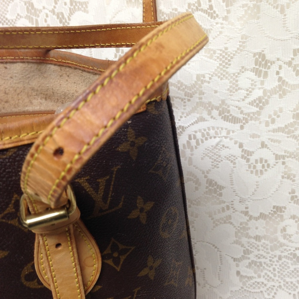 Authentic Louis Vuitton Brown Mono PM Bucket  SBag