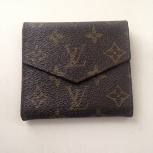 Louis Vuitton, Brown Mono, Mens Compact Wallet