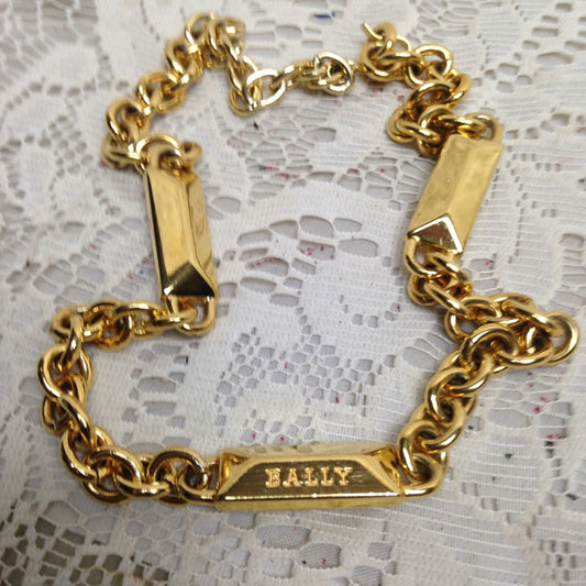 Bally Heavy Gold Plated 18-in Necklace