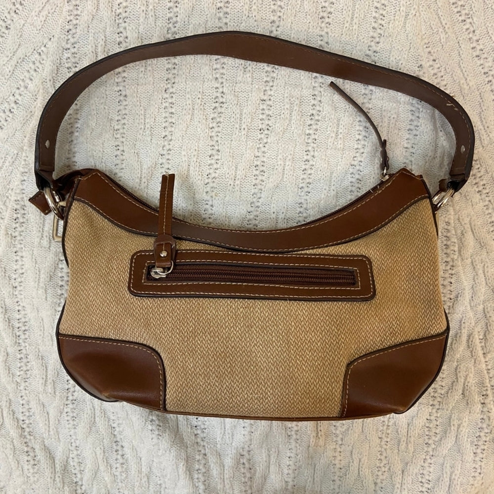 Chaps, Brown and Tan Shoulder Bag
