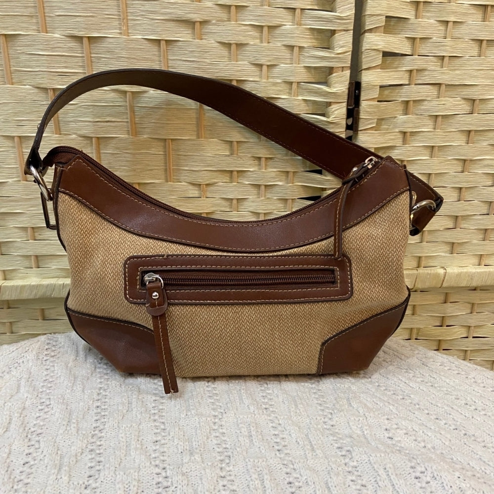 Chaps, Brown and Tan Shoulder Bag