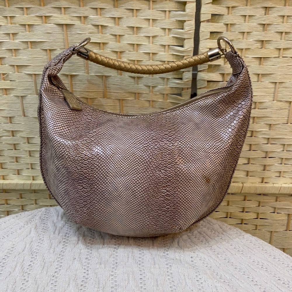 Dana Buchman, Faux Snake Skin Leather Shoulder Bag