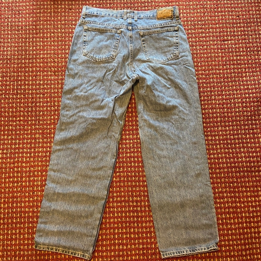 Arizona Co. Relaxed Cotton Denim Jeans - Size 36×32