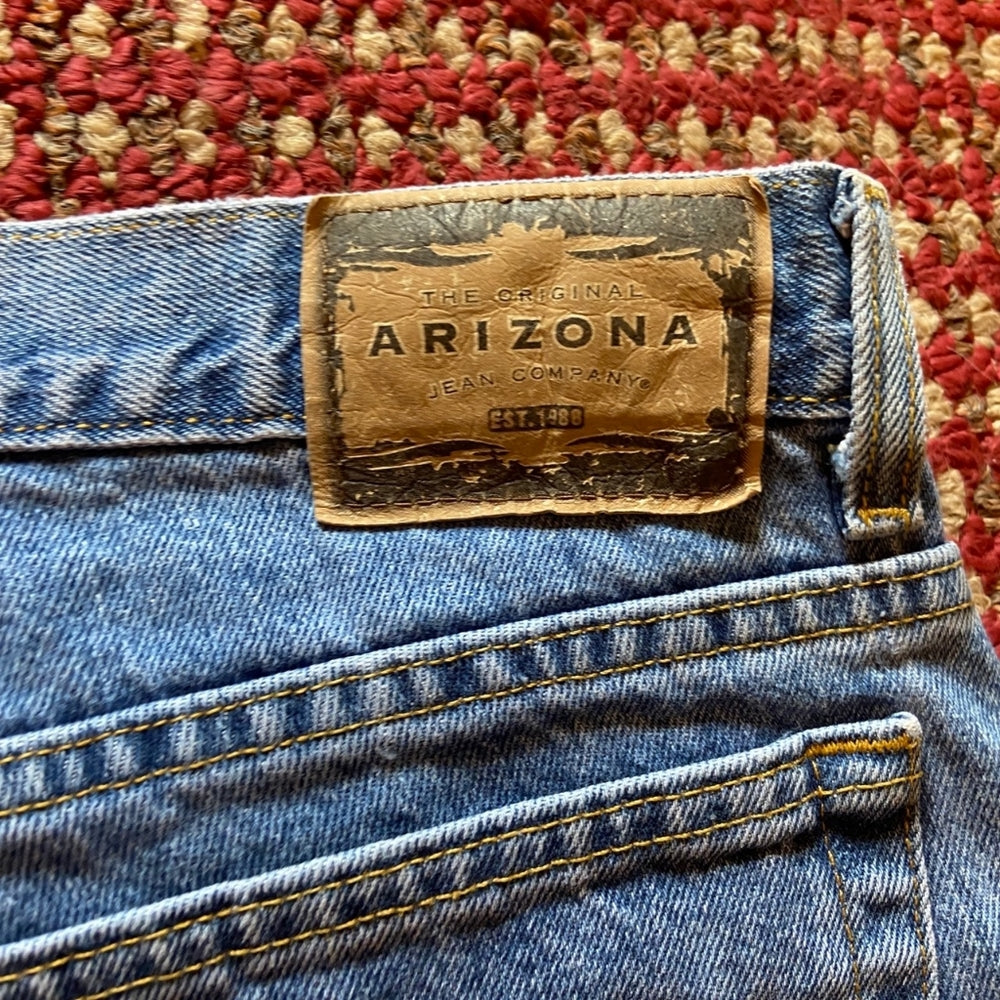 Arizona Co. Relaxed Cotton Denim Jeans - Size 36×32