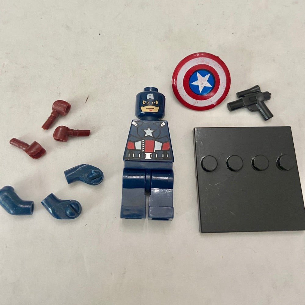 Vintage,  Lego Captain America Mini-Figure