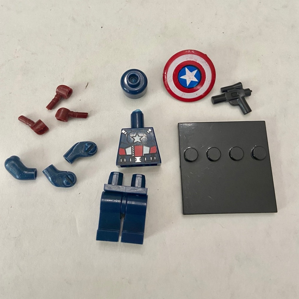 Vintage,  Lego Captain America Mini-Figure