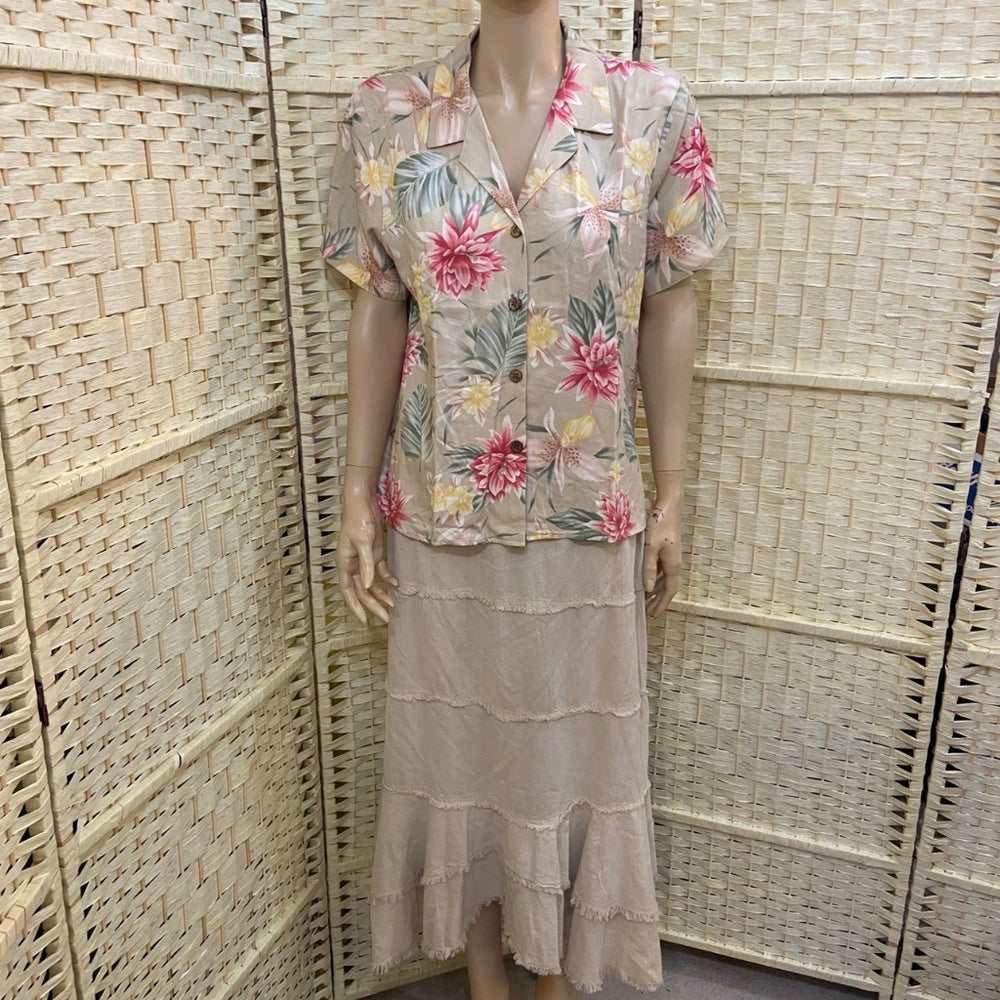 Casual Summer Tan Outfit Set