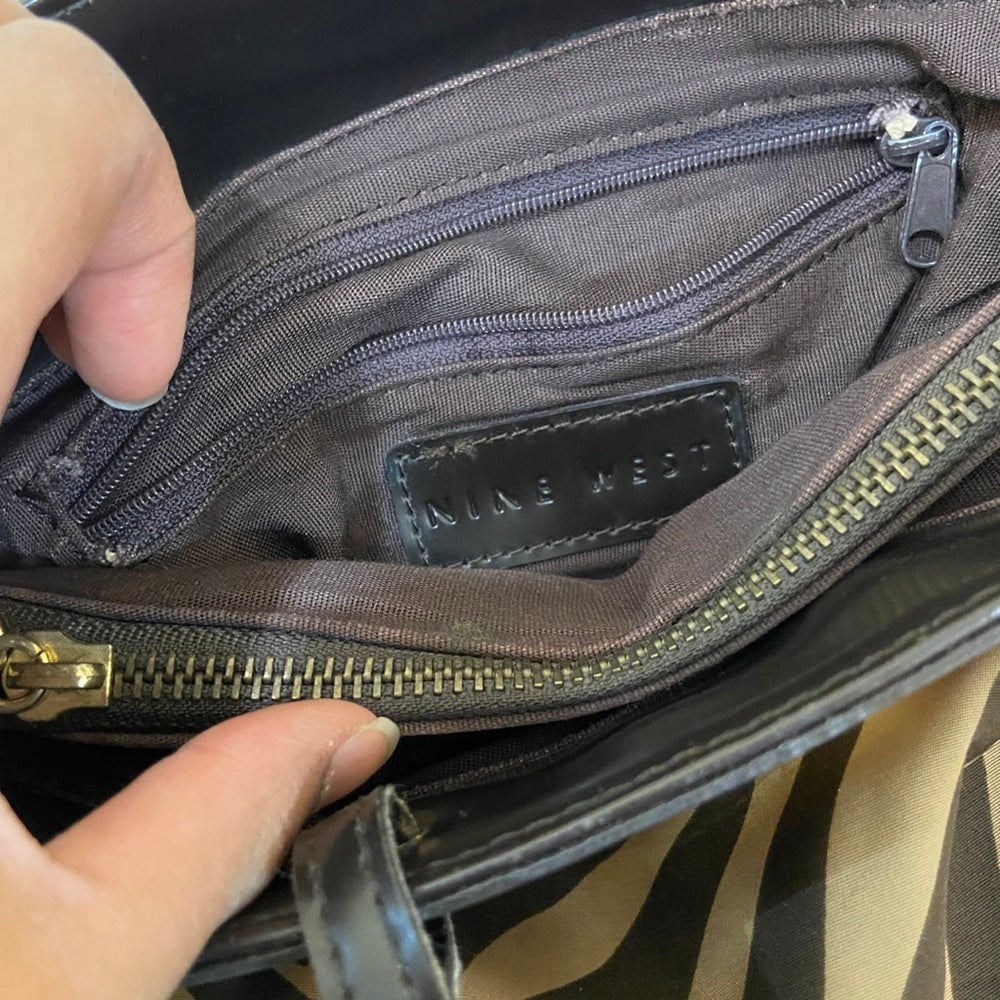 Nine West Tiger Print Handbag- Shoulder Bag