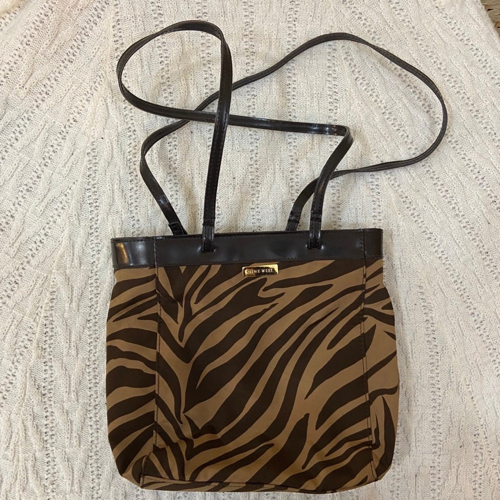 Nine West Tiger Print Handbag- Shoulder Bag