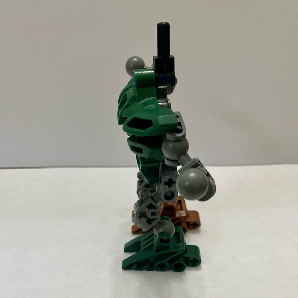 Vintage, Rare, Lego, Bionicle -Green, Gray and Brown 4in x4in x 2in